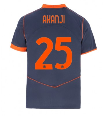 Inter Milan Manuel Akanji #25 Replika Tredjetrøje 2025-26 Kortærmet